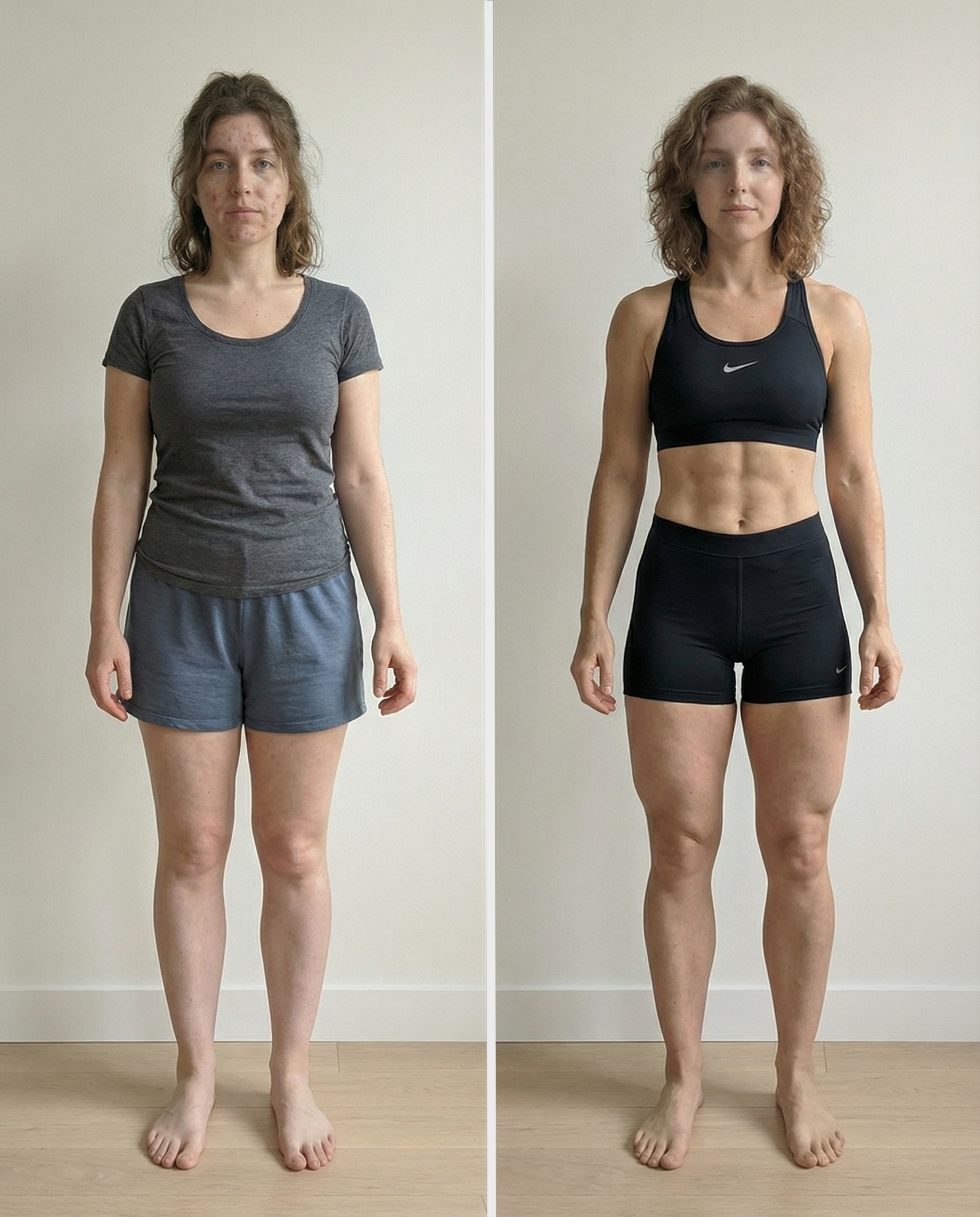 Real client transformation 2 before and after result